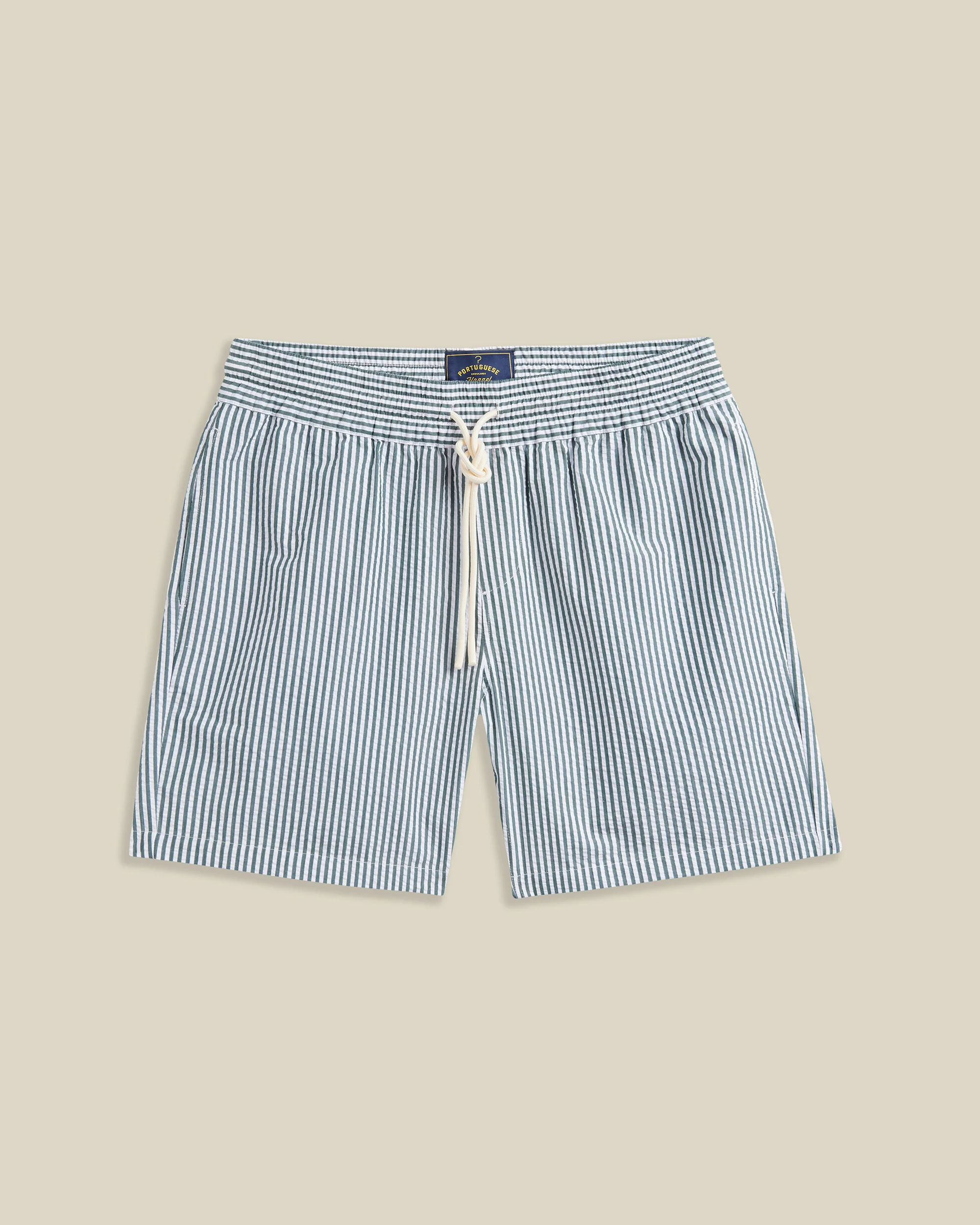 ATLANTICO STRIPE SHORTS - GREEN