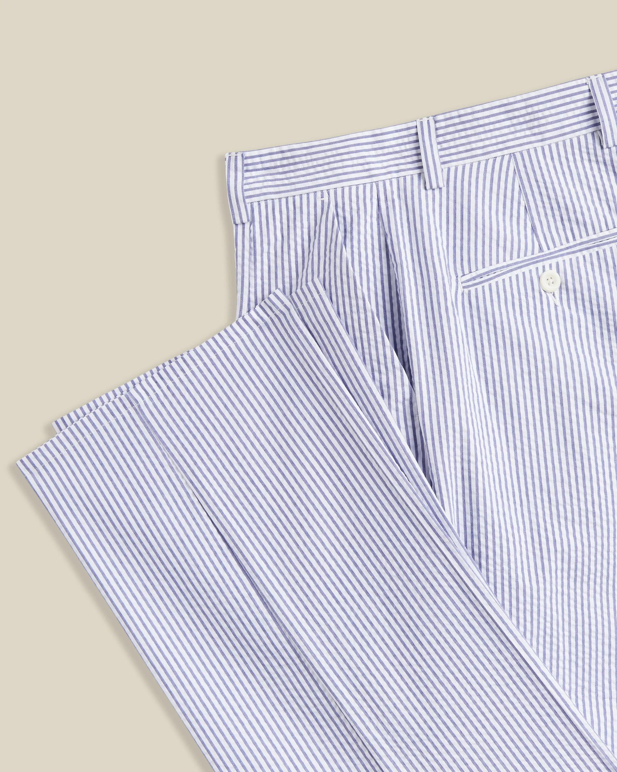 ATLANTICO STRIPE TROUSERS - BLUE - Image 4