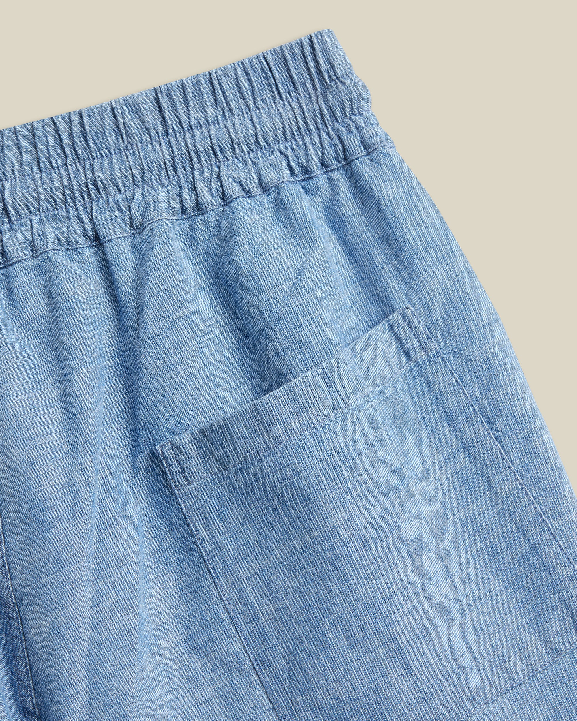 CHAMBRAY SHORTS - Image 4