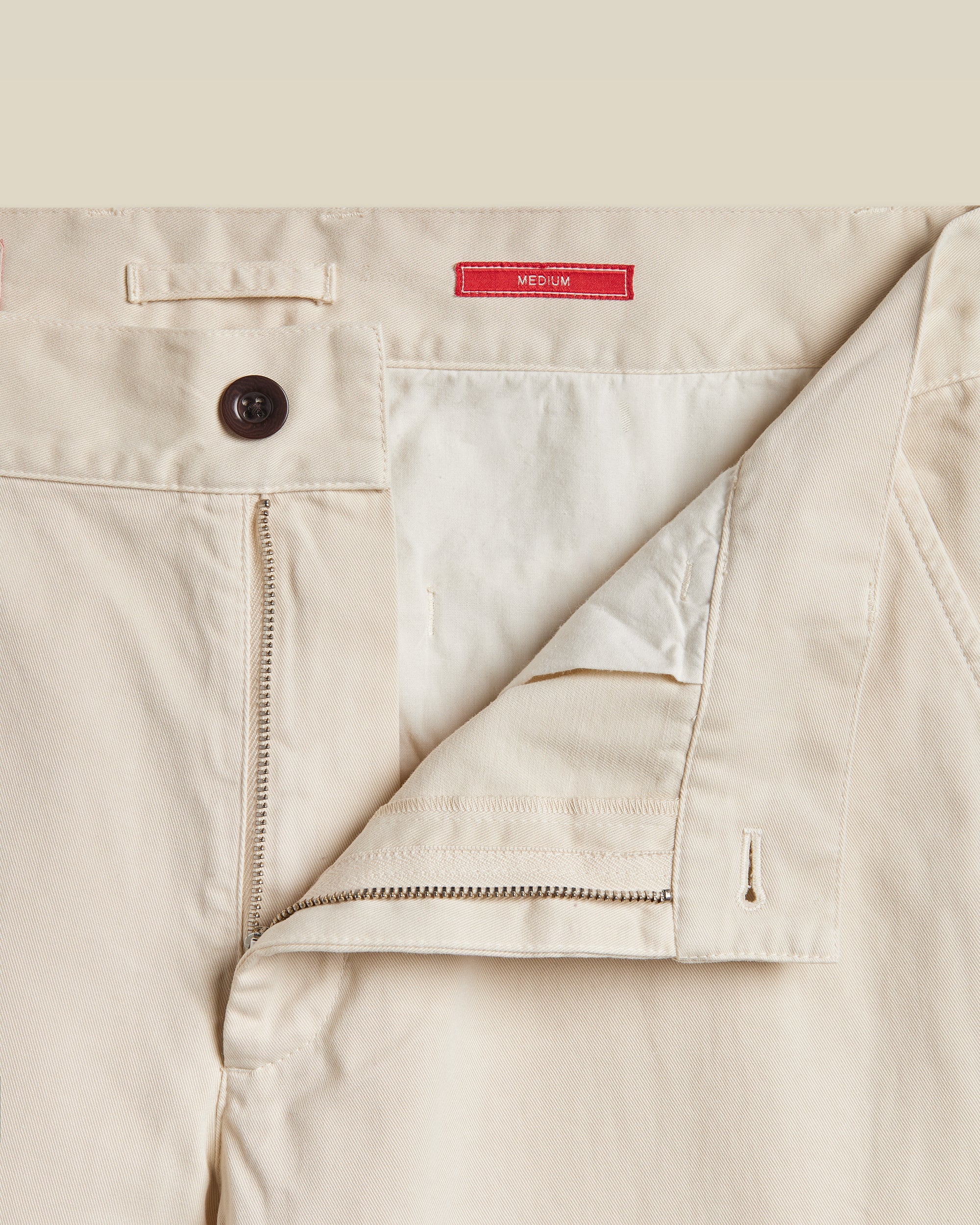 LABURA TROUSERS - ECRU - Image 3