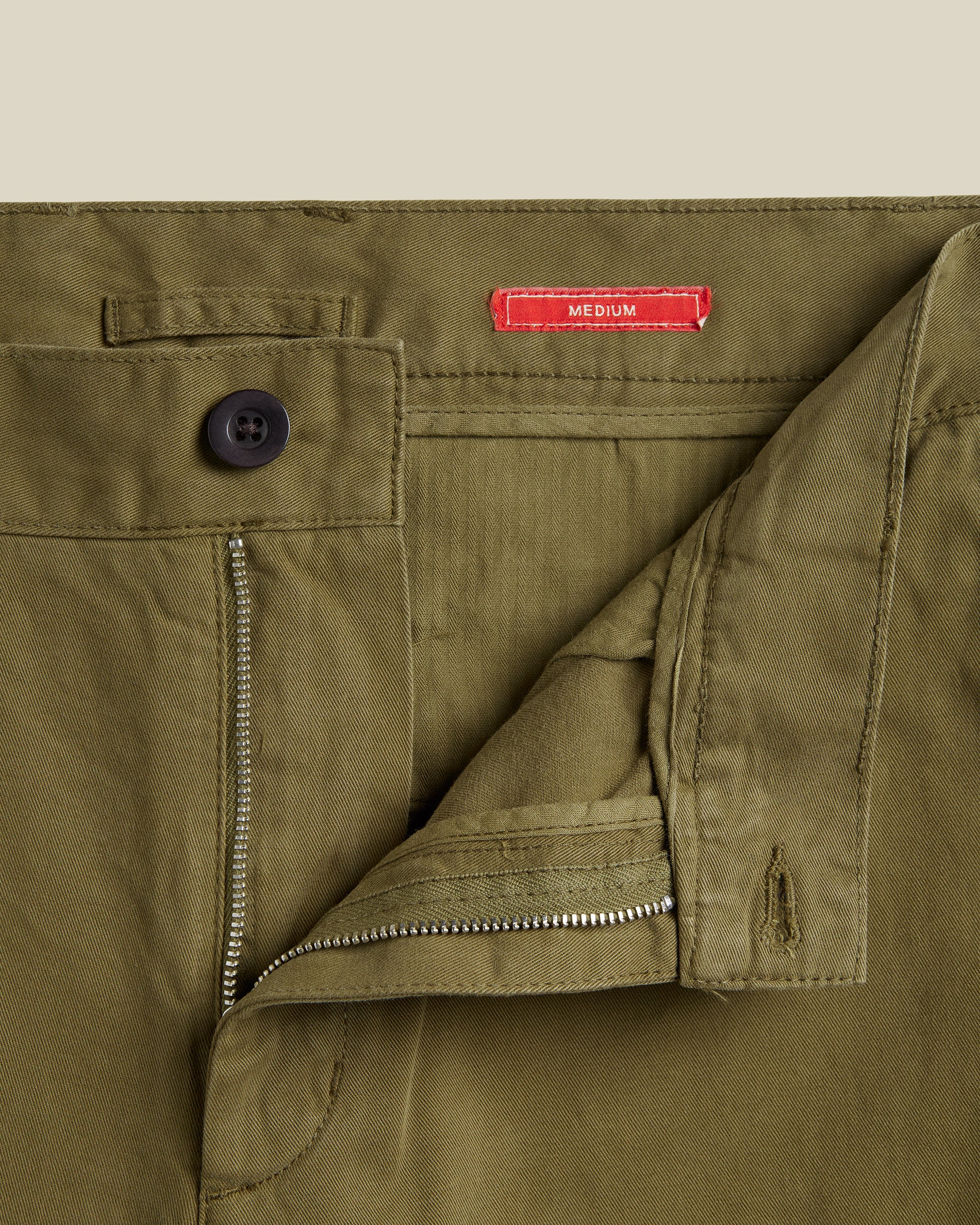 LABURA TROUSERS - MILITARY GREEN - Image 3