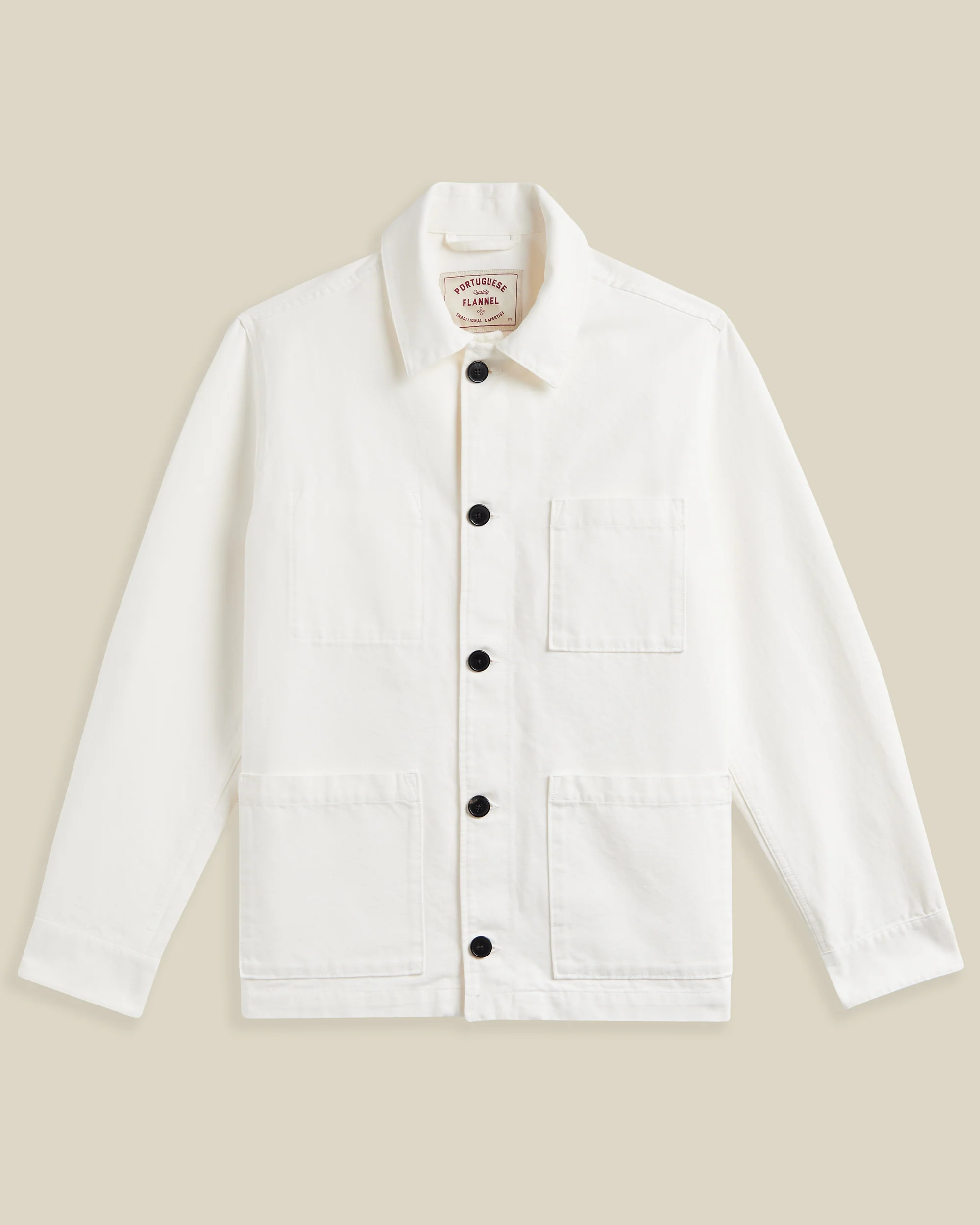 LEGACY JACKET IN CANVAS - ECRU