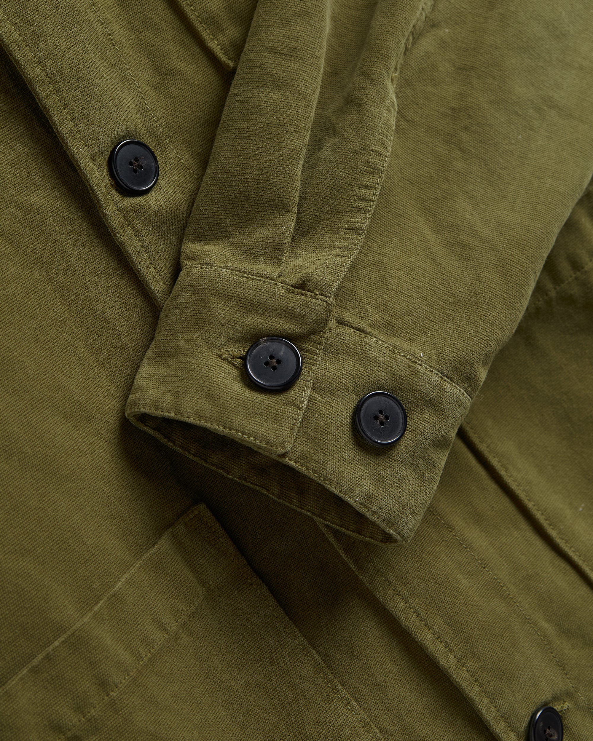 LEGACY JACKET IN CANVAS - MILITARY GREEN - Image 4