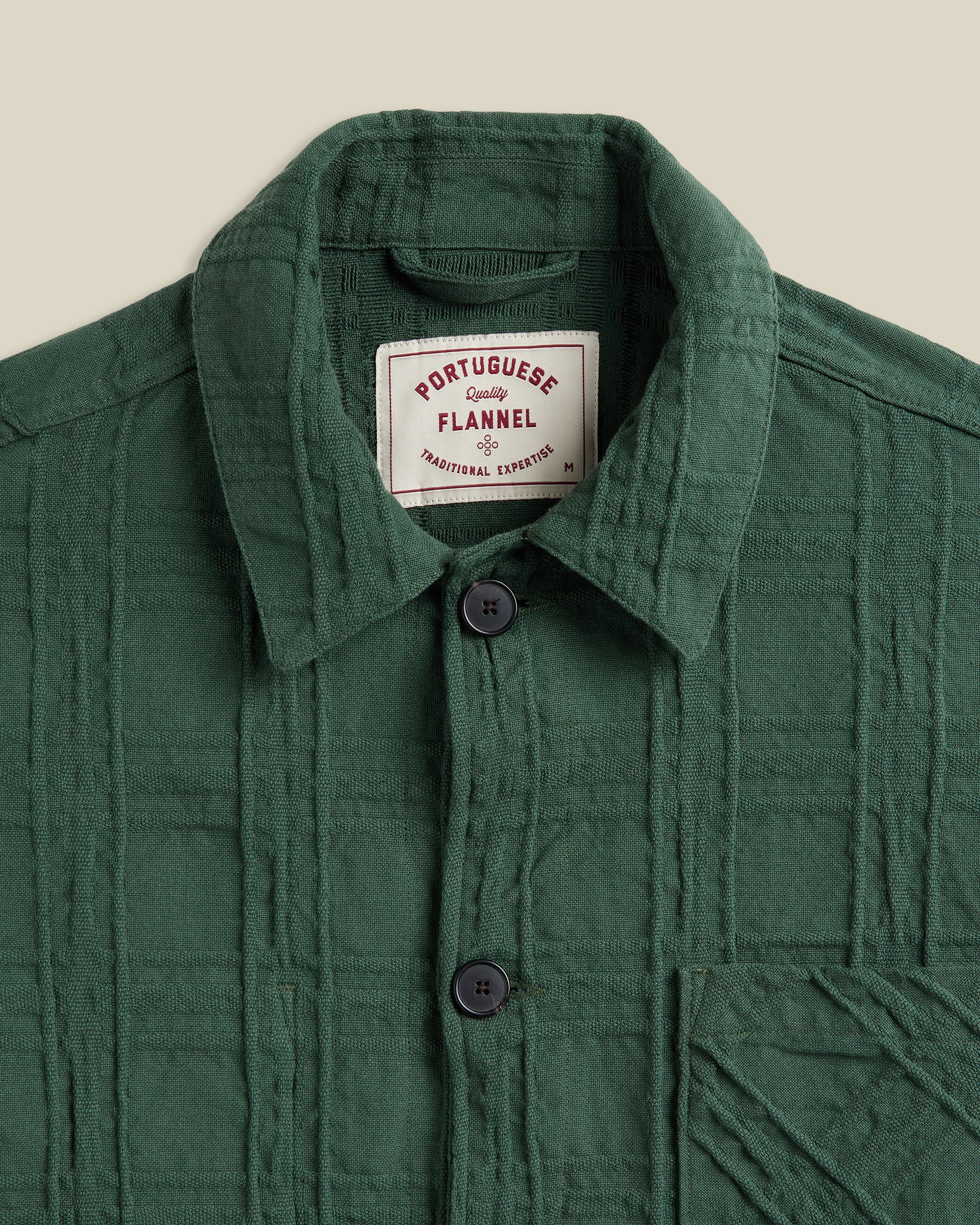 LEGACY JACKET IN EMBOSSED PLAID - GREEN - Image 2