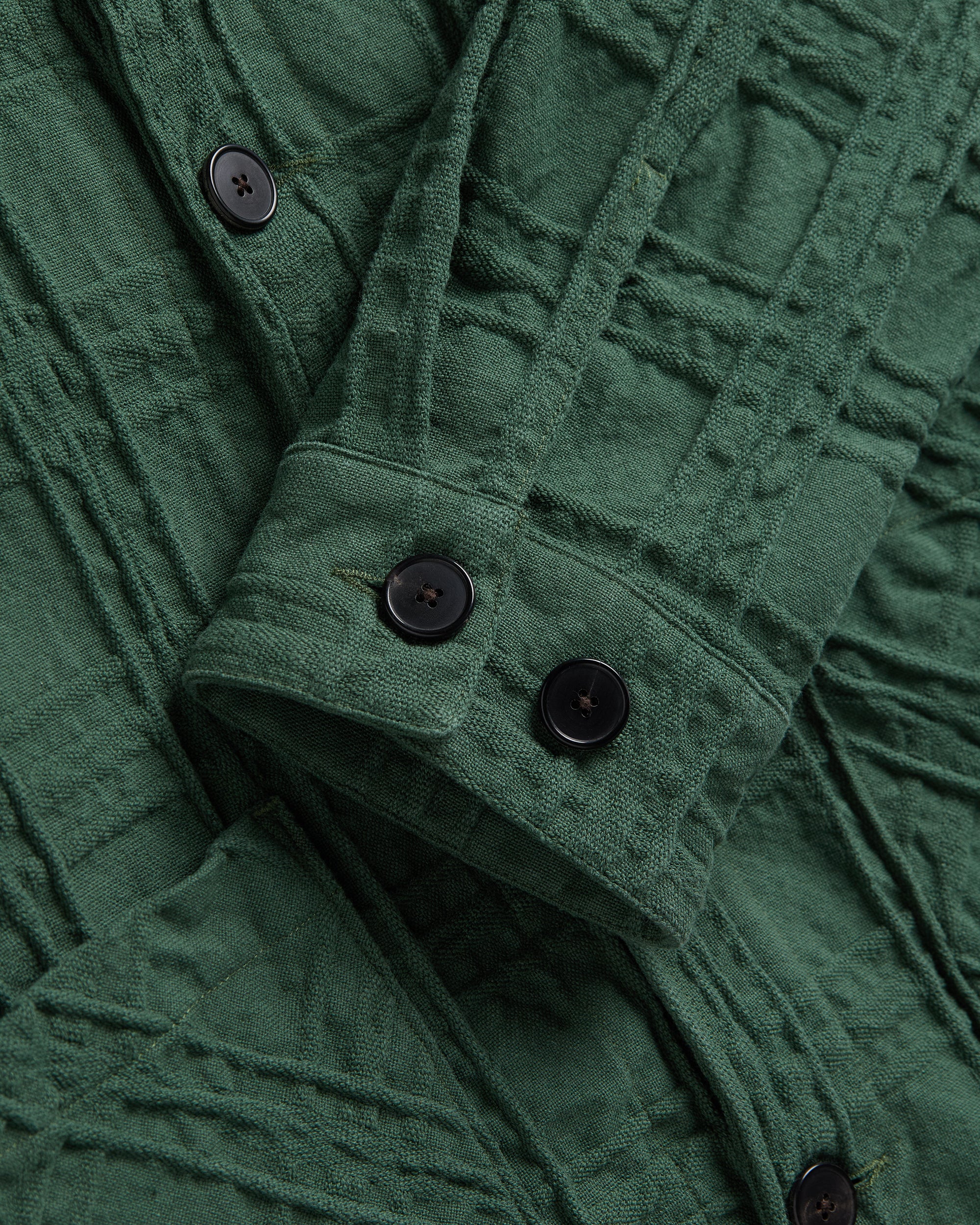 LEGACY JACKET IN EMBOSSED PLAID - GREEN - Image 4