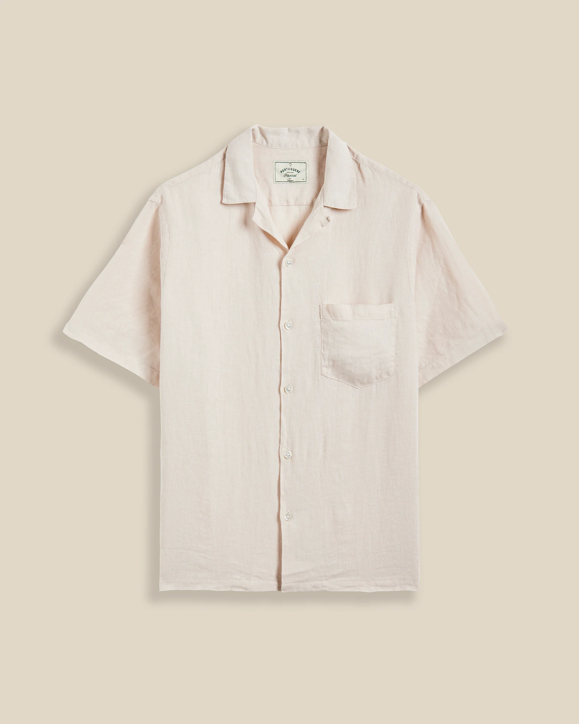 LINEN CAMP COLLAR - RAW