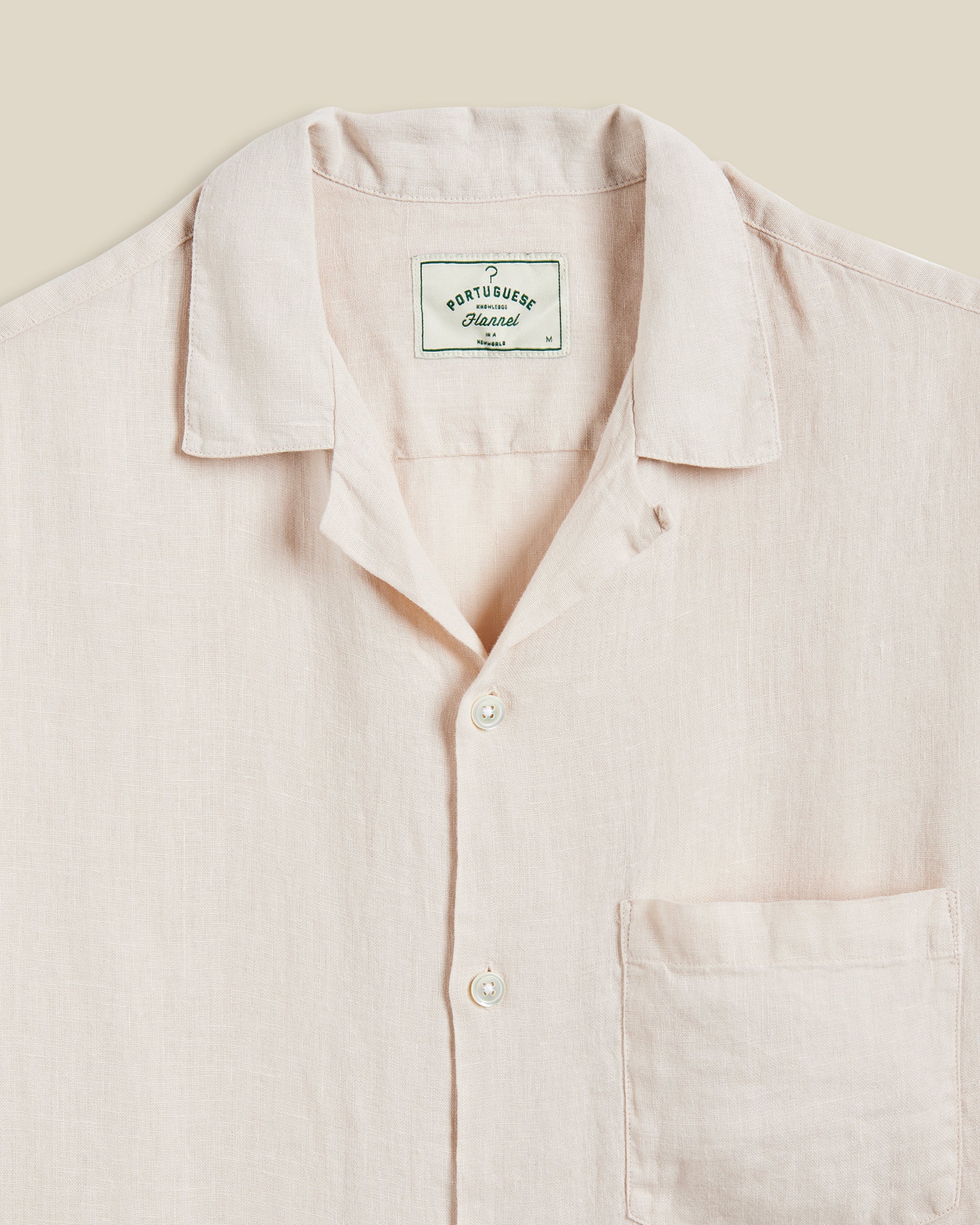 LINEN CAMP COLLAR - RAW - Image 2
