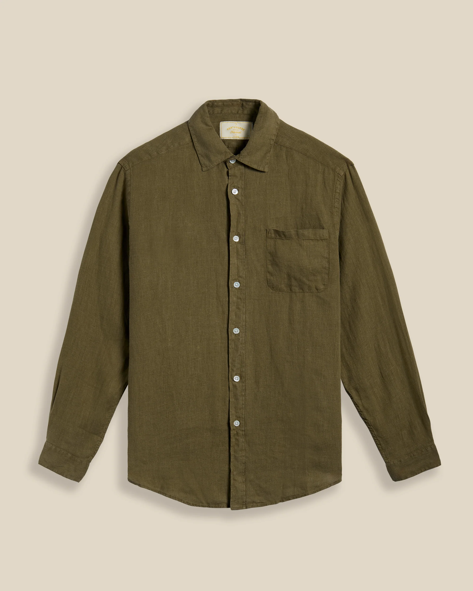 LINEN - OLIVE