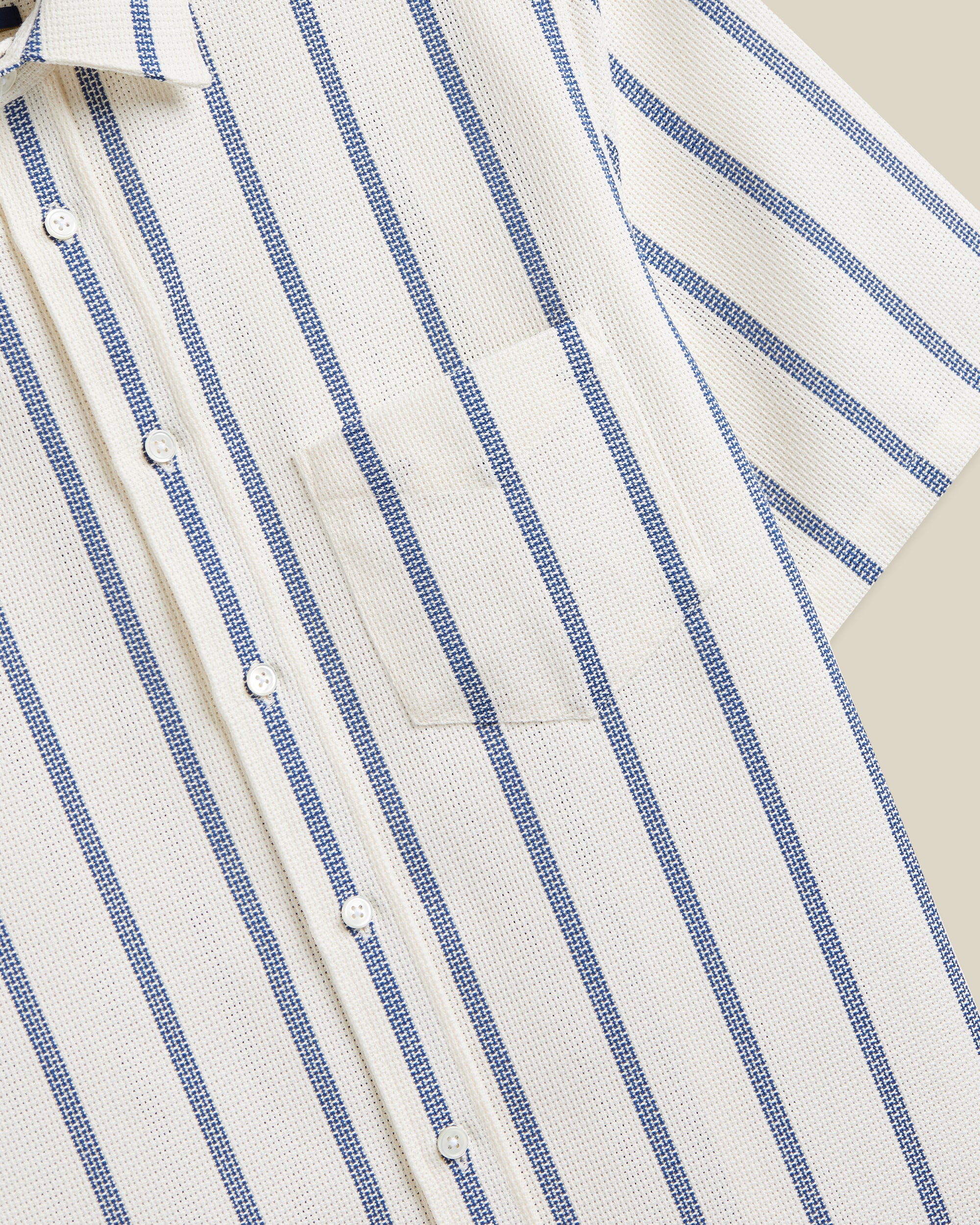 PIQUET STRIPE - BLUE - Image 3