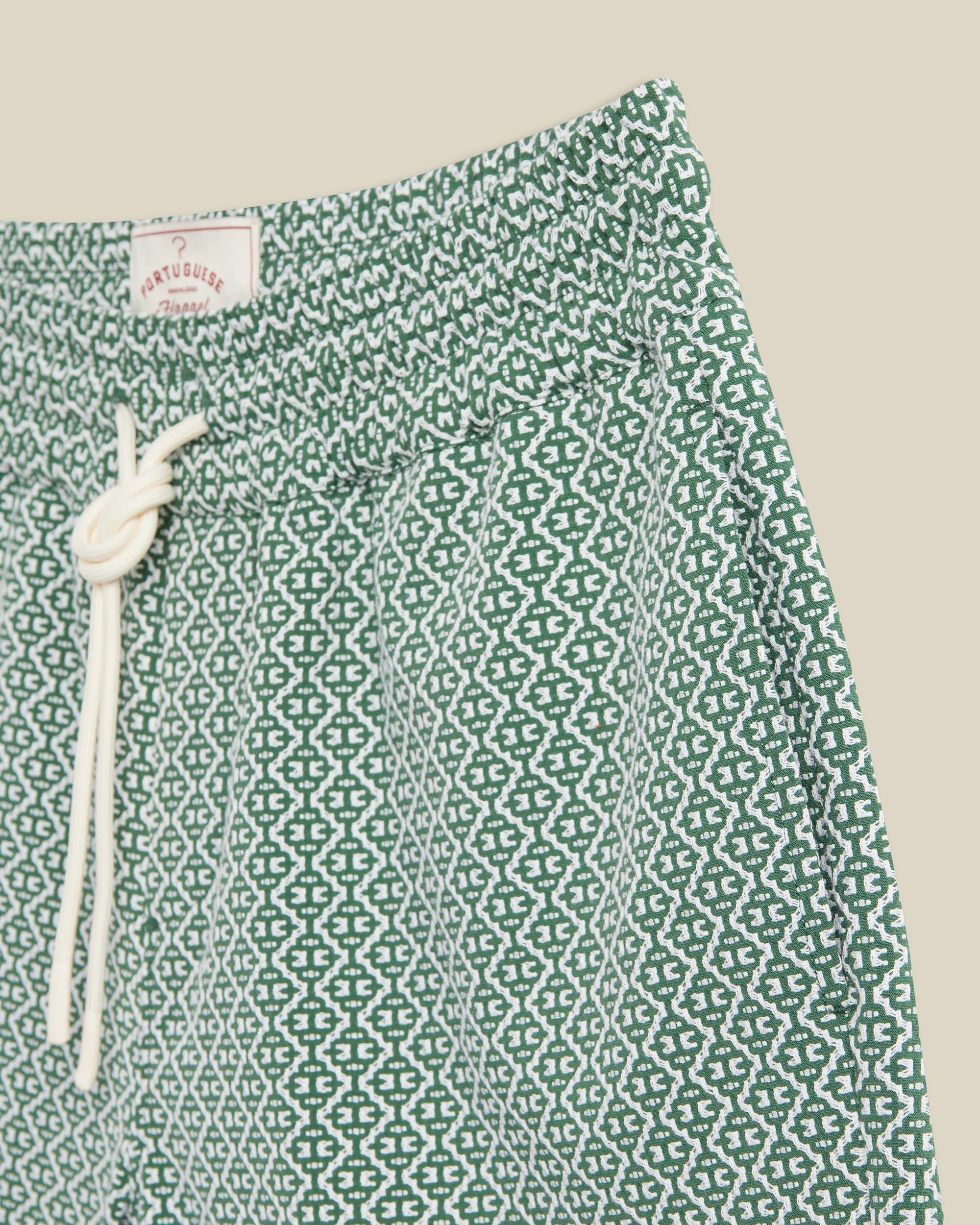 PORTUGUESE TILE SHORTS - GREEN - Image 3